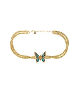 Roberto Cavalli - Gold-Plated Women's Adjustable Chain Belt Multi-Color & Gold