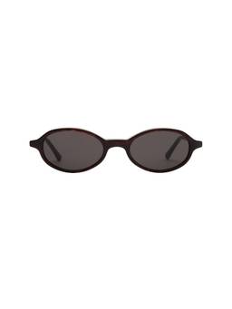 SHEVOKE - Women's Acetate Oval Sunglasses Dark Tortoise