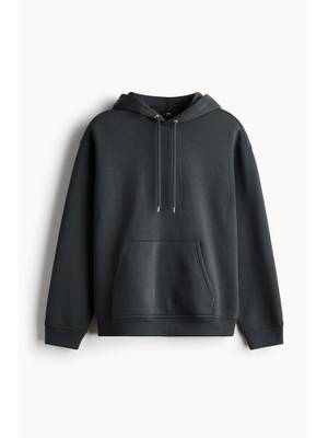 Buy H&M Men Grey Loose Fit Hoodie (XS) - Image 1
