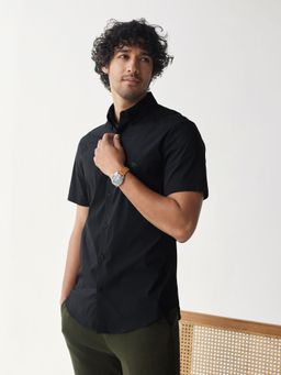 Andamen - Tri Blend Black Moss Mark Slim Shirt