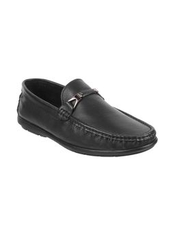 Metro - Solid Black Loafers