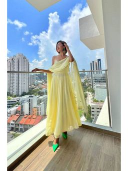 Ensembles - Shyla Anarkali Suit with Pant Dupatta