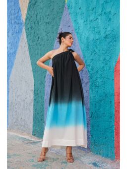 ELAYEE - Multi-Colour Crystal Cove Ombre Maxi Dress