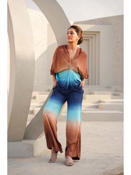 ELAYEE - Caramel Chic Multi-Colour Tie and Dye Co-Ord Set