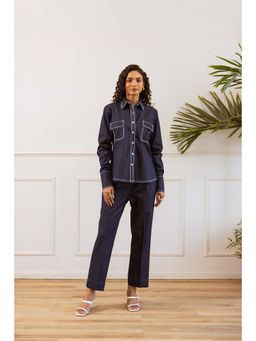 UNIMODA - Blue Urban Classic Formal Co-Ord Set