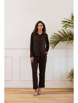 UNIMODA - Mystic Dusk Pair-Black Co-Ord Set