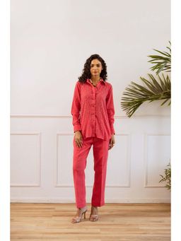 UNIMODA - Mystic Dusk Pair-Pink Co-Ord Set