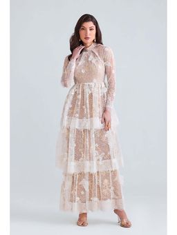 ZABELLA - Amal Layered Lace Maxi Dress
