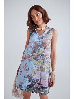 ZABELLA - Swan Blue Mini Dress