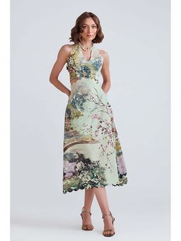ZABELLA - Swan Cotton Midi Dress
