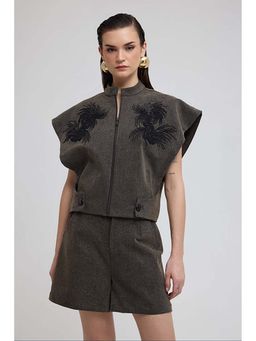 ZABELLA - Porto Denim Embroidered Shaket Set