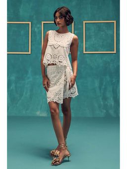 ZABELLA - Mirage Cutwork Top with Skirt