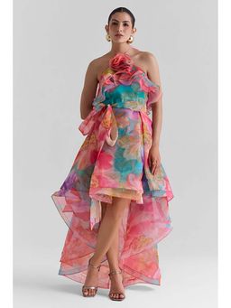 ZABELLA - Amour Print Organza Dress