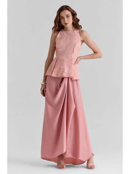 ZABELLA - Sera Pink Top and Skirt Set