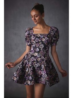 ZABELLA - Janice Printed Silk Linen Dress
