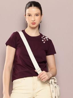 DILLINGER - Womens Regular Fit Printed Round Neck T-shirt