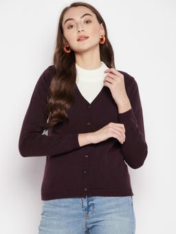 Madame - Women Purple Cardigans