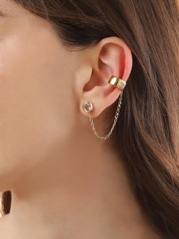 Stone Story By Shruti - Women Purple Sterling Silver Stones Studs Earrings