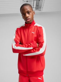 Puma - Red T7 ALWAYS ON Boys Iconic Striped Track Jacket