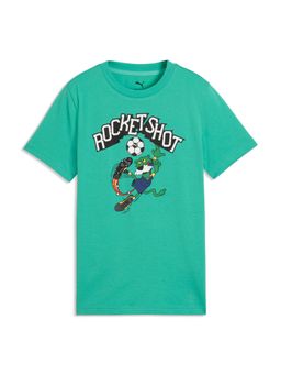 Puma - Green Super Youth Graphic T-Shirt