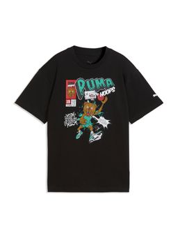 Puma - Black Flagrant Foul Youth Relaxed Basketball T-Shirt
