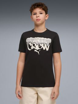 Puma - Black MID 90s Youth Typography T-Shirt