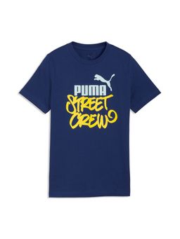 Puma - Dark Blue MID 90s Youth Graphic T-Shirt