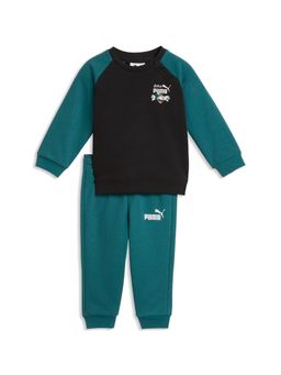 Puma - Teal Super Minicats Colorblock Knitted Co-Ord Set