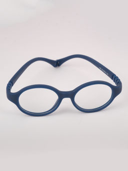 DukieKooky - Navy Blue & Clear UV Protected Oval Sunglasses (DKSG572D) (2-6 Years)