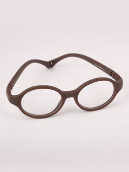 DukieKooky - Brown & Clear UV Protected Oval Sunglasses (DKSG572E) (2-6 Years)