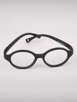 DukieKooky - Black & Clear UV Protected Oval Sunglasses (DKSG572G) (2-6 Years)