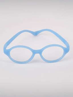 DukieKooky - Sky Blue & Clear UV Protected Oval Sunglasses (DKSG572H) (2-6 Years)