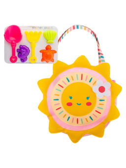 Stephen Joseph - Pink Beach Sunshine Tote Bag with 5 Toys (3 Years And Above)