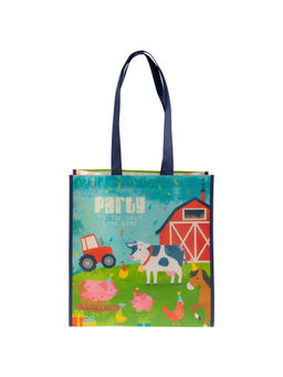 Stephen Joseph - Multi-Color Large Recycled Farm Gift Tote Bag (3 Years and Above)