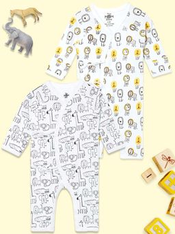 The Mom Store - The Jungle Book-Lion King Jabla Style Romper (Set of 2)