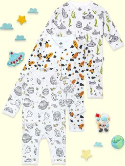 The Mom Store - Planet World-Submarine Ride-Tour To The Space Romper (Set of 3)