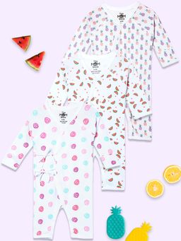 The Mom Store - Fresh Slice for The Day-I Pine for You-Roses Jabla Romper (Set of 3)