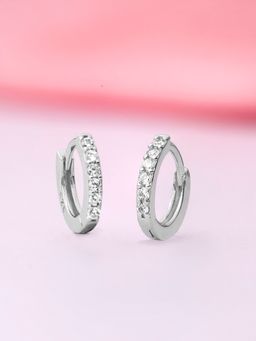 Zavya - The Whimsical Hoop 925 Silver Earrings