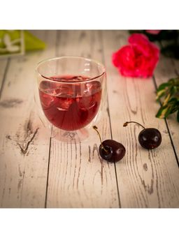 EZ Life - Borosilicate Double Wall Glass Round Insulated Coffee Glass - 200 ml- Pack of 4