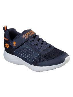 SKECHERS - Navy Blue Dyna Lights Patterned Running LED Shoes
