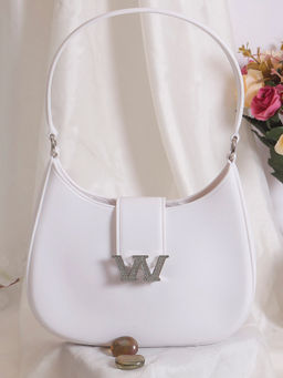 TREASO CLOSET - White Wabin Baguette For Women