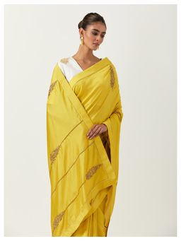 Label Earthen - Geeta Saree with Mehar with Stitched Blouse