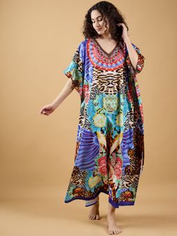 The Kaftan Company - Vibrant Fusion Multicolored Kaftan