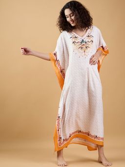 The Kaftan Company - White Vintage Chime Kaftan