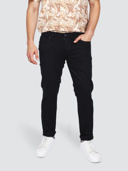 Lee - Men Black Eric Skinny Fit Mid Rise No Fade Jeans