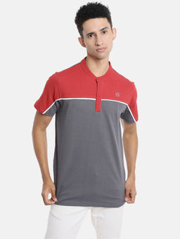Campus Sutra - Men Colourblocked Stylish Casual T-shirt