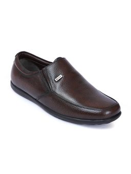 Zoom Shoes - Mens Slip On Loafers And Moccasins - Brown