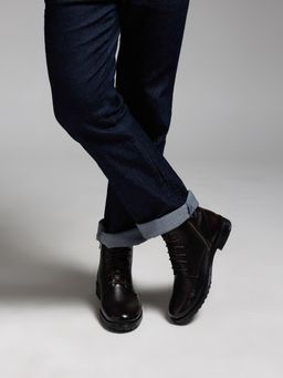 Zoom Shoes - Mens Lace-Ups Casual Boots - Brown