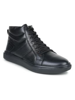 Zoom Shoes - Mens Lace-Ups Casual Boots - Black