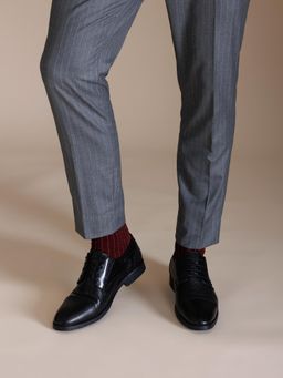 Zoom Shoes - Mens Lace-Ups Derbies - Black